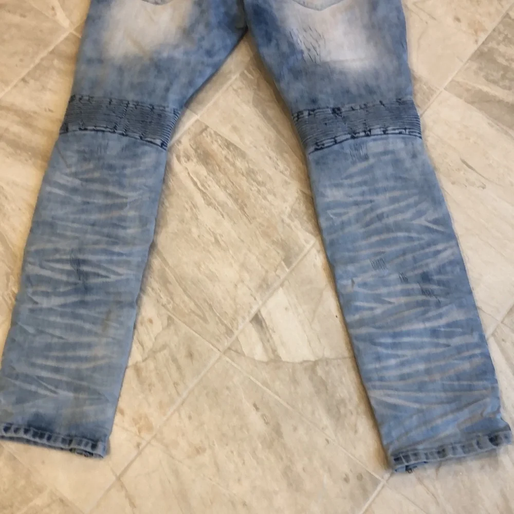 Smoke Rise Vintage 38W 34 L faded distressed jeans - Picture 10 of 10